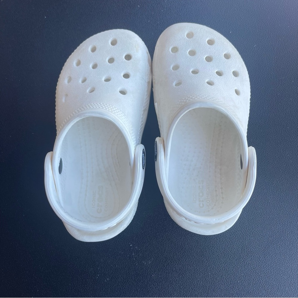 White Crocs